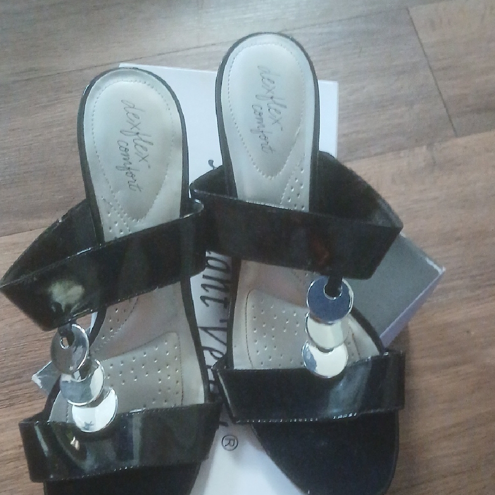 Dexflex Comfort Women's Black Sandals